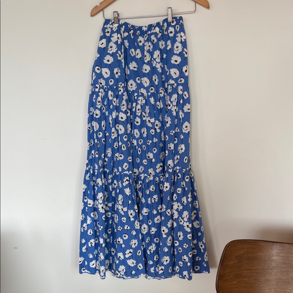 Zara Blue Maxi Skirt